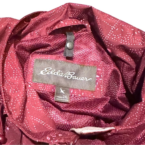 Eddie Bauer Medium Weight Nylon Hooded Jacket Women's Plus 2XL - Picture 2 of 8